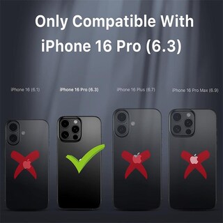 Foto 3 | . Funda Mybat Maverick Magsafe Clip Para Iphone 16 Pro - Azul Con Mica