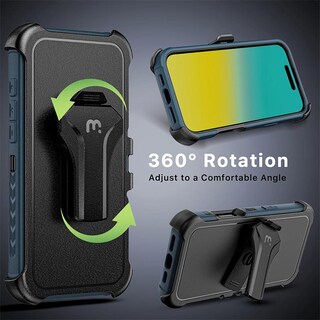 Foto 7 | . Funda Mybat Maverick Magsafe Clip Para Iphone 16 Pro - Azul Con Mica