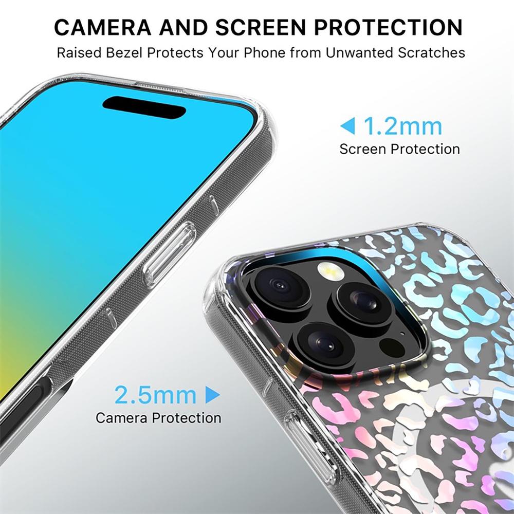 Foto 5 pulgar | . Funda Mybat Mood Con Magsafe Para Iphone 16 Pro - Holog Leopardo
