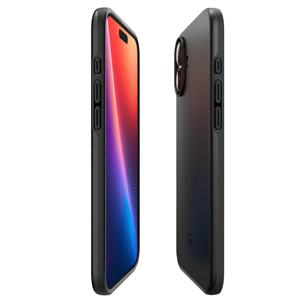 Foto 5 pulgar | . Funda Spigen Thin Fit Mag Para Iphone 16 Negra