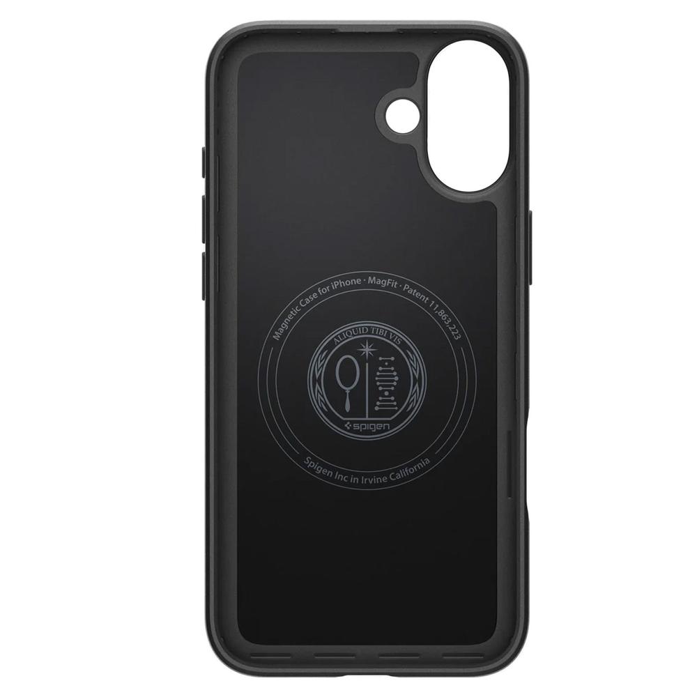 Foto 6 pulgar | . Funda Spigen Thin Fit Mag Para Iphone 16 Negra