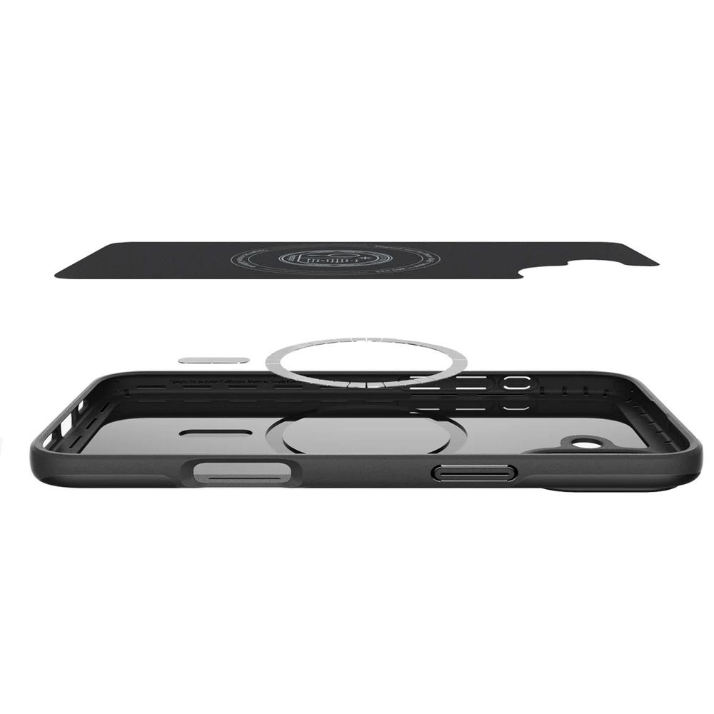 Foto 7 pulgar | . Funda Spigen Thin Fit Mag Para Iphone 16 Negra