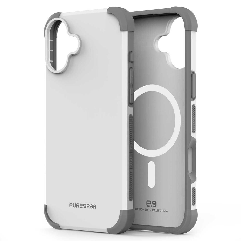 Foto 3 pulgar | . Funda Puregear Dualtek Mag Para Iphone 16 Plus Blanca Compatible Con Magsafe
