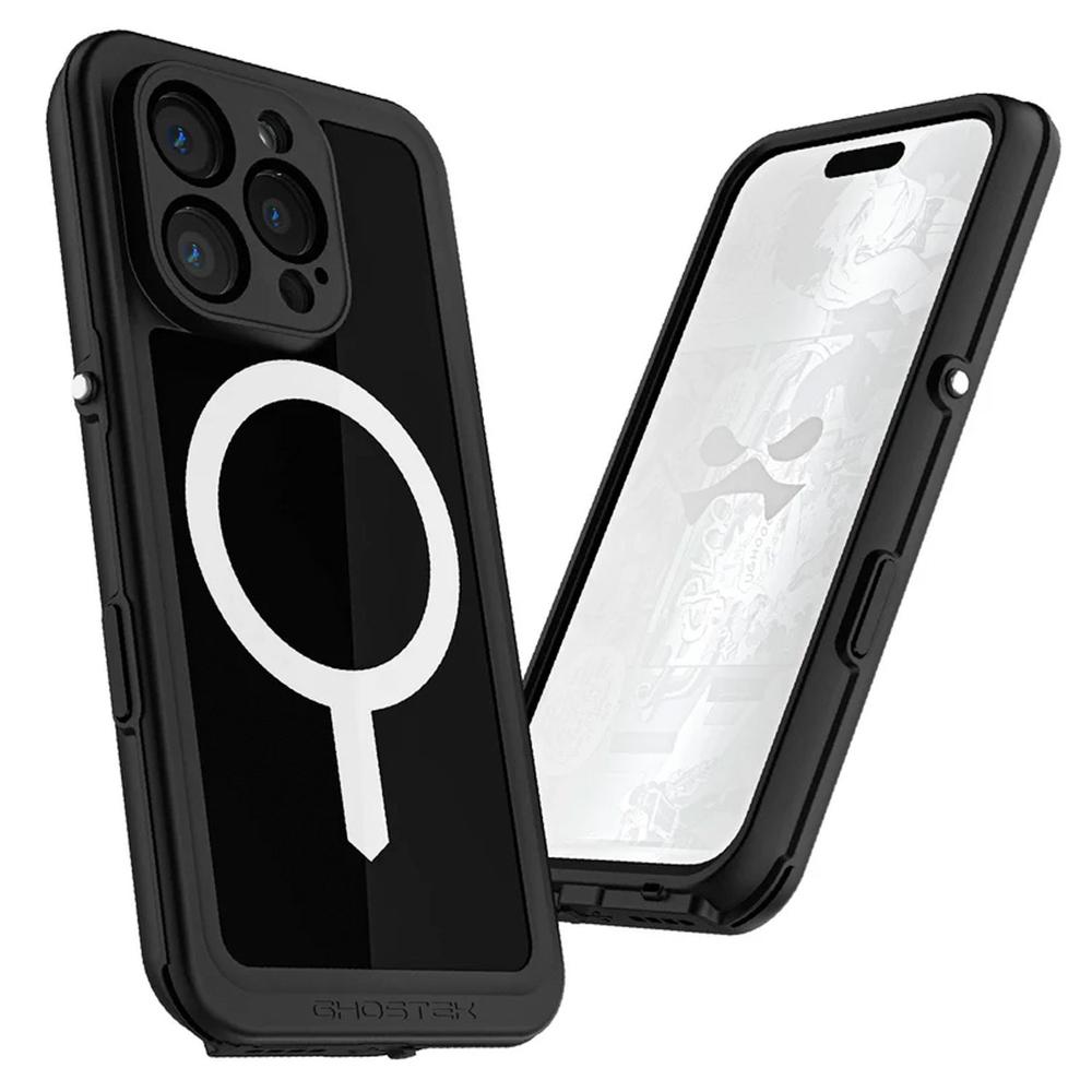 Foto 2 pulgar | . Funda Ghostek Nautical Para Iphone 16 Pro Max Negra Mag Contra Agua