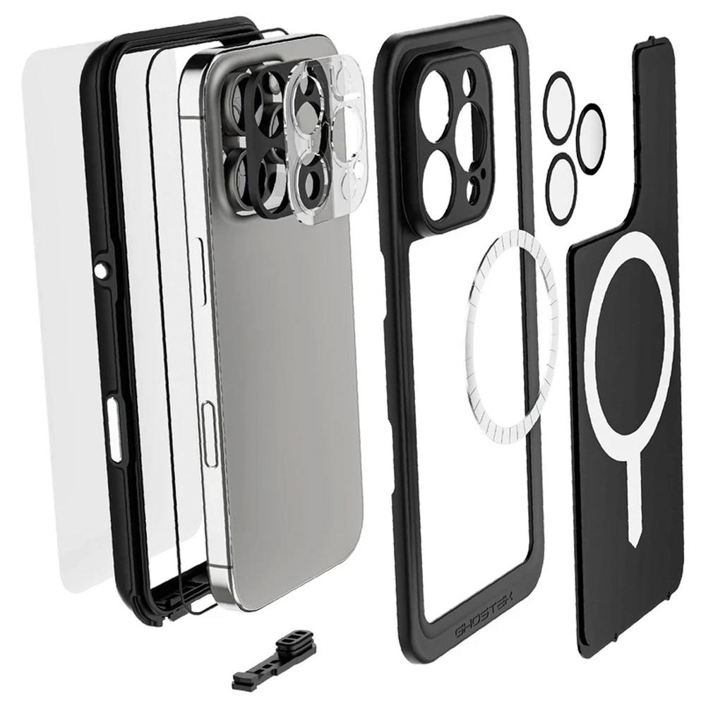 Foto 3 | . Funda Ghostek Nautical Para Iphone 16 Pro Max Negra Mag Contra Agua