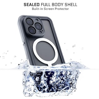 Foto 4 | . Funda Ghostek Nautical Para Iphone 16 Pro Max Negra Mag Contra Agua