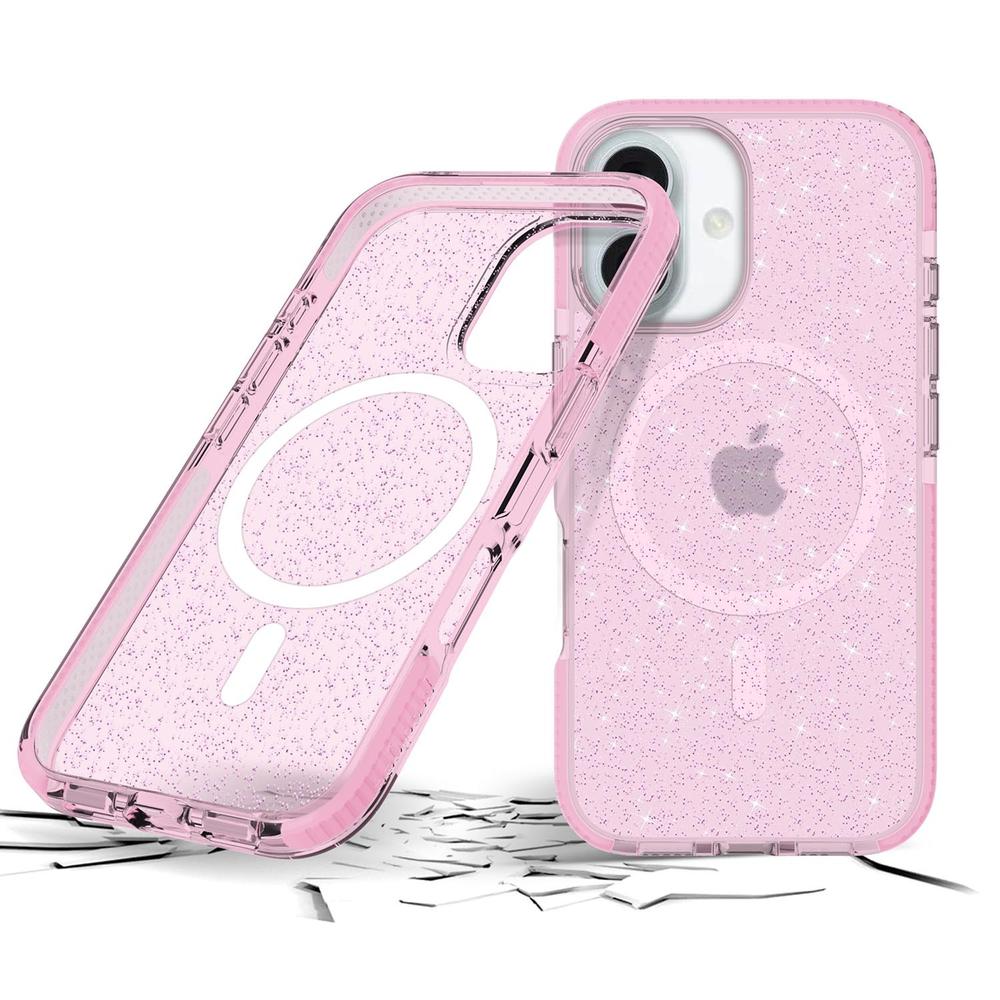 Foto 3 pulgar | . Funda Prodigee Superstar Mag Para Iphone 16 Plus Rosa Brillos