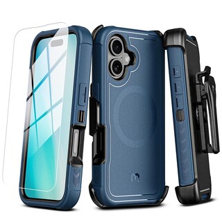 Foto 1 | . Funda Mybat Maverick Magsafe Clip Para Iphone 16 Plus - Azul Con Mica