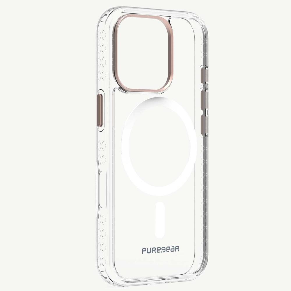 Foto 4 pulgar | . Funda Puregear Slimshell Plus Mag Para Iphone 16 Pro Transp Rosa Compatible Con Magsafe