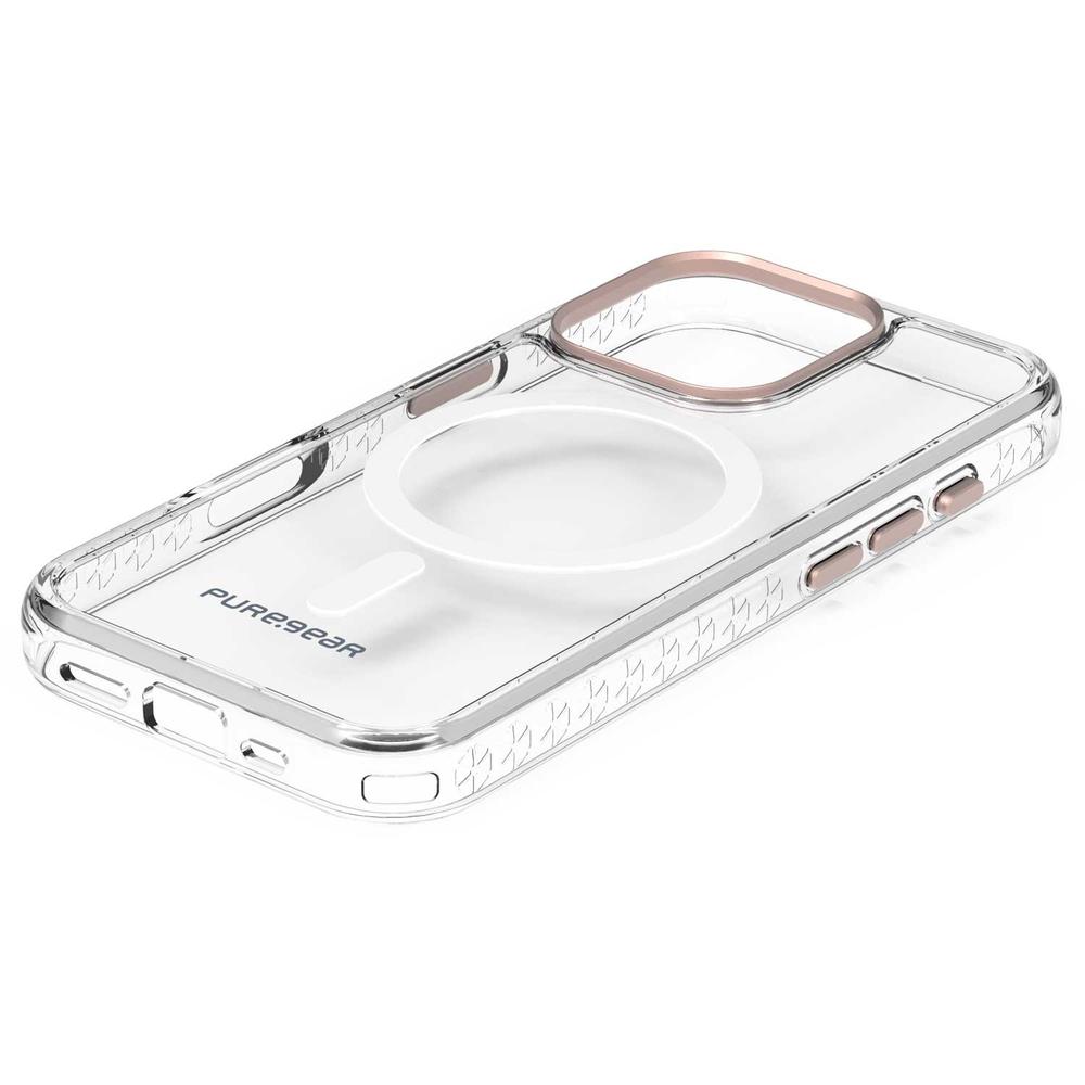 Foto 4 | . Funda Puregear Slimshell Plus Mag Para Iphone 16 Pro Transp Rosa Compatible Con Magsafe