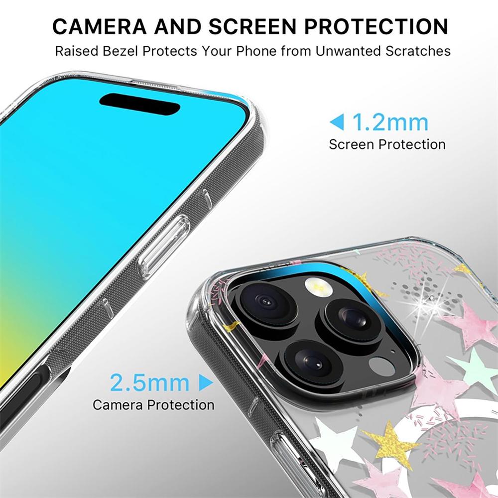 Foto 5 pulgar | . Funda Mybat Mood Con Magsafe Para Iphone 16 Pro - Estrellas