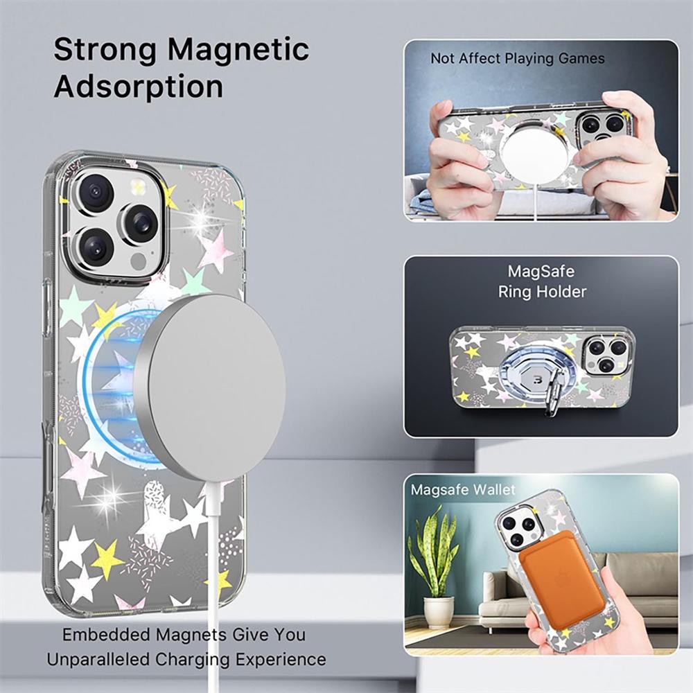 Foto 5 | . Funda Mybat Mood Con Magsafe Para Iphone 16 Pro - Estrellas