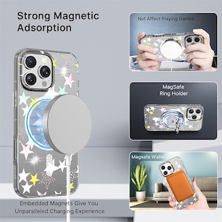 Foto 5 | . Funda Mybat Mood Con Magsafe Para Iphone 16 Pro - Estrellas