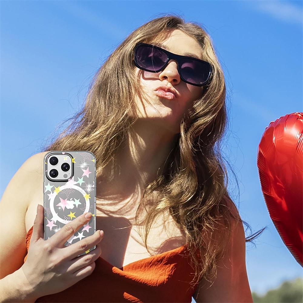 Foto 6 | . Funda Mybat Mood Con Magsafe Para Iphone 16 Pro - Estrellas