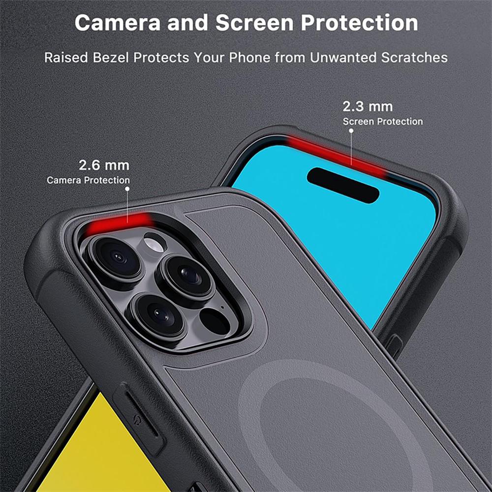Foto 6 | . Funda Mybat Maverick Magsafe Clip Para Iphone 16 Pro - Negra Con Mica