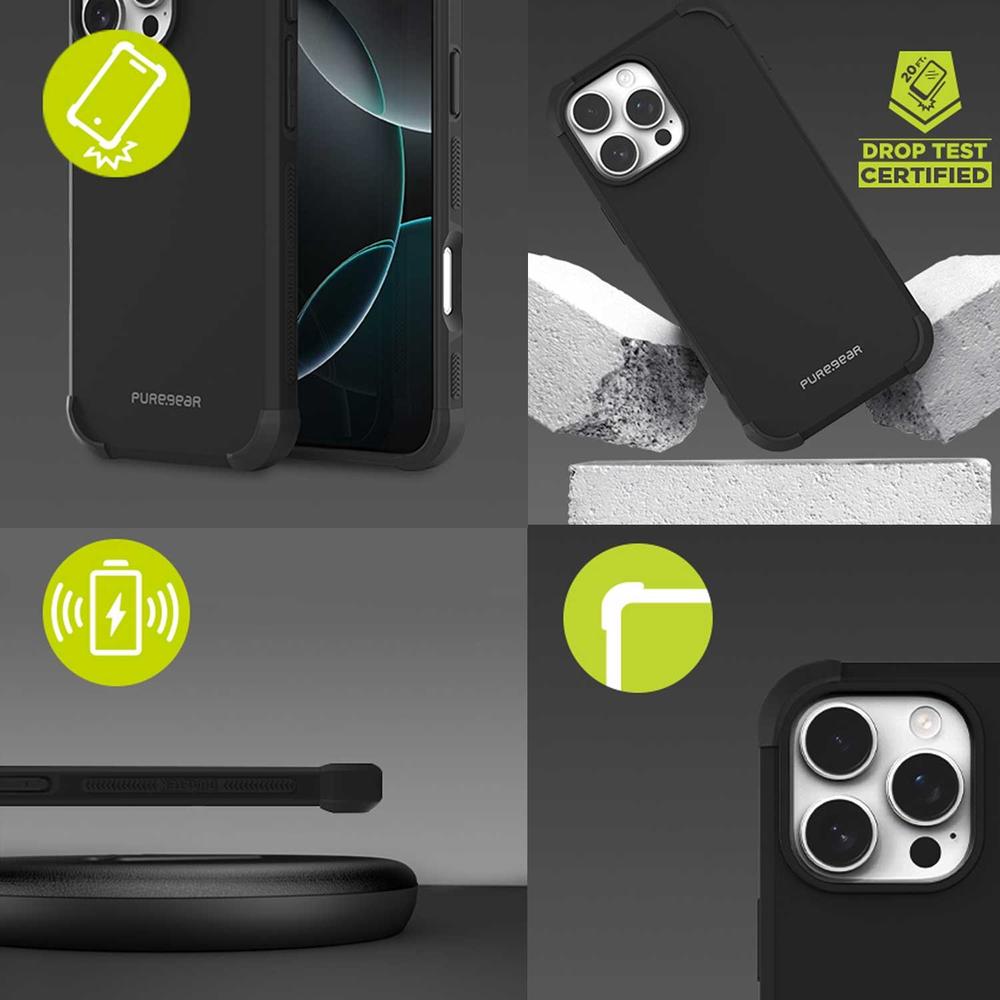 Foto 5 | . Funda Puregear Dualtek Para Iphone 16 Pro Negra