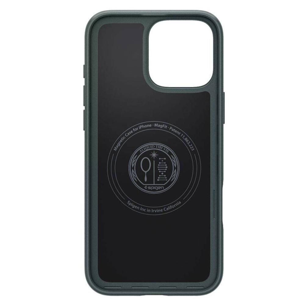 Foto 5 pulgar | . Funda Spigen Thin Fit Mag Para Iphone 16 Pro Verde