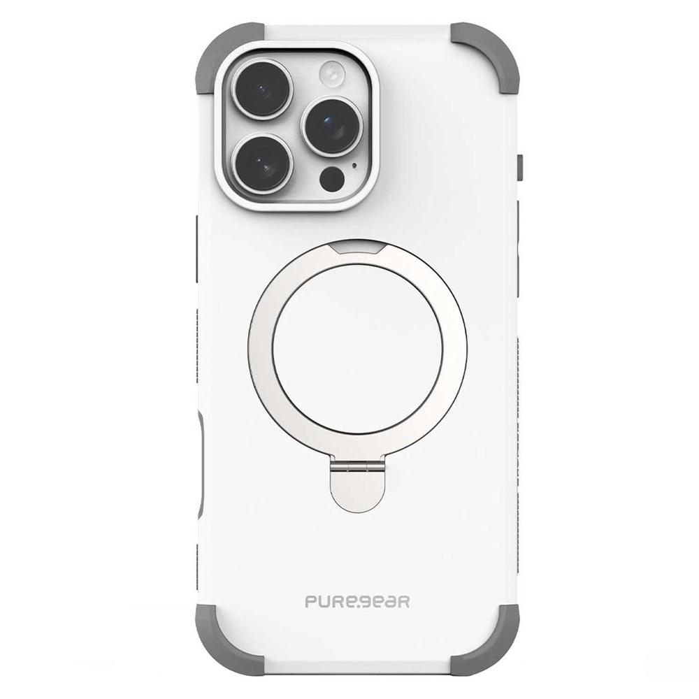 Foto 2 pulgar | . Funda Puregear Dualtek Kik Para Iphone 16 Pro Blanca Compatible Con Magsafe