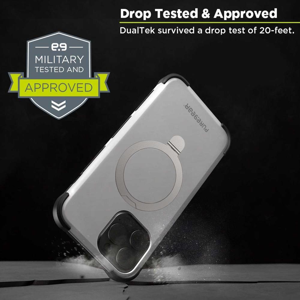 Foto 7 pulgar | . Funda Puregear Dualtek Kik Para Iphone 16 Pro Blanca Compatible Con Magsafe