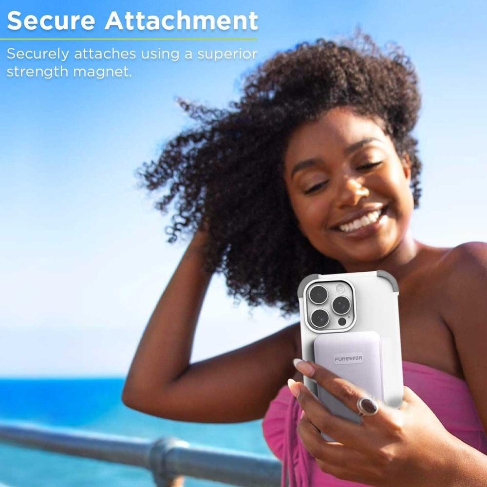 Foto 8 pulgar | . Funda Puregear Dualtek Kik Para Iphone 16 Pro Blanca Compatible Con Magsafe