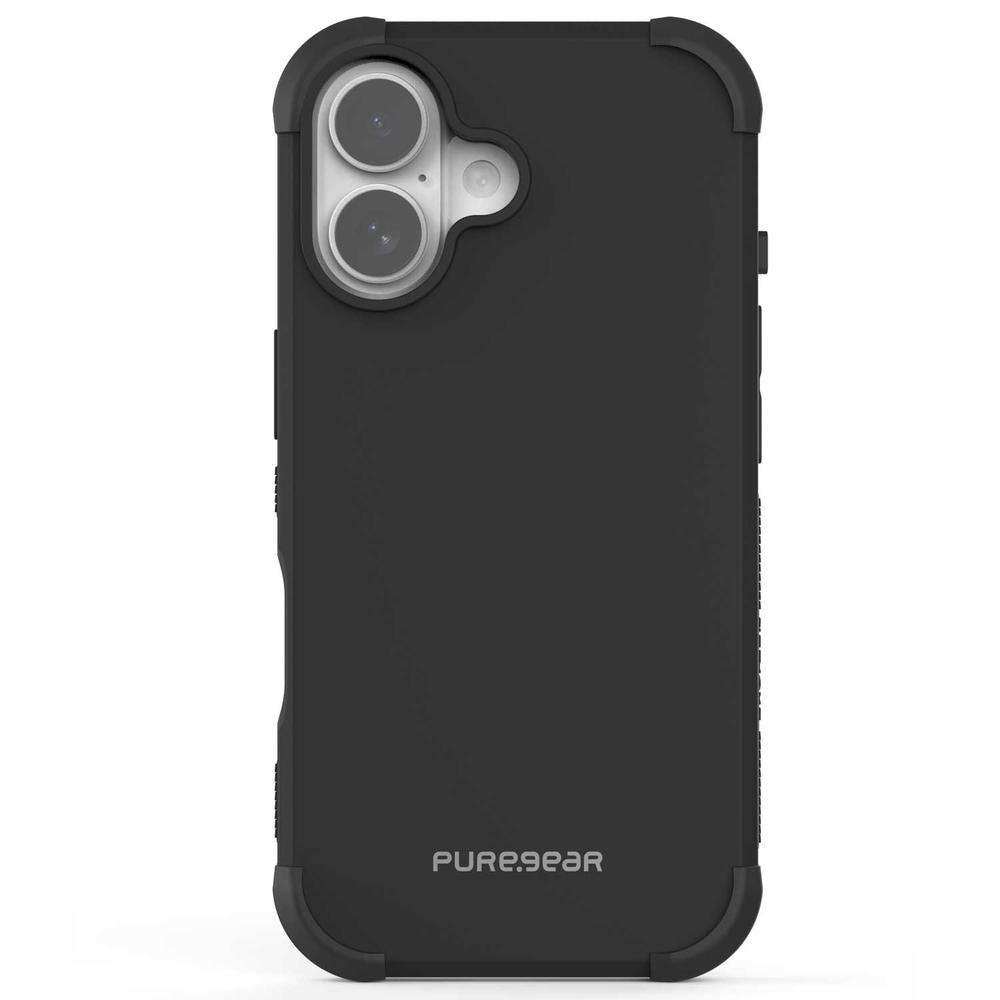 . Funda Puregear Dualtek Mag Para Iphone 16 Plus Negra Compatible Con Magsafe