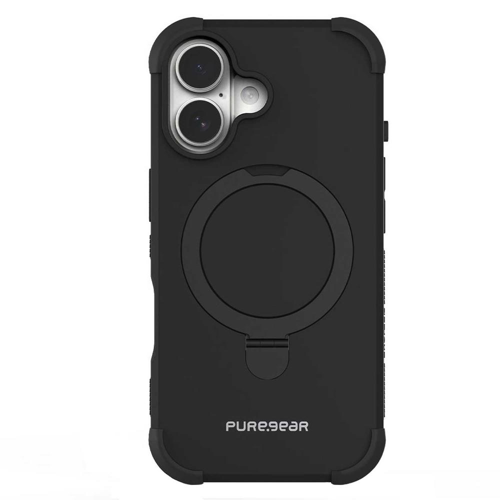 Foto 2 pulgar | . Funda Puregear Dualtek Kik Para Iphone 16 Plus Negra Compatible Con Magsafe