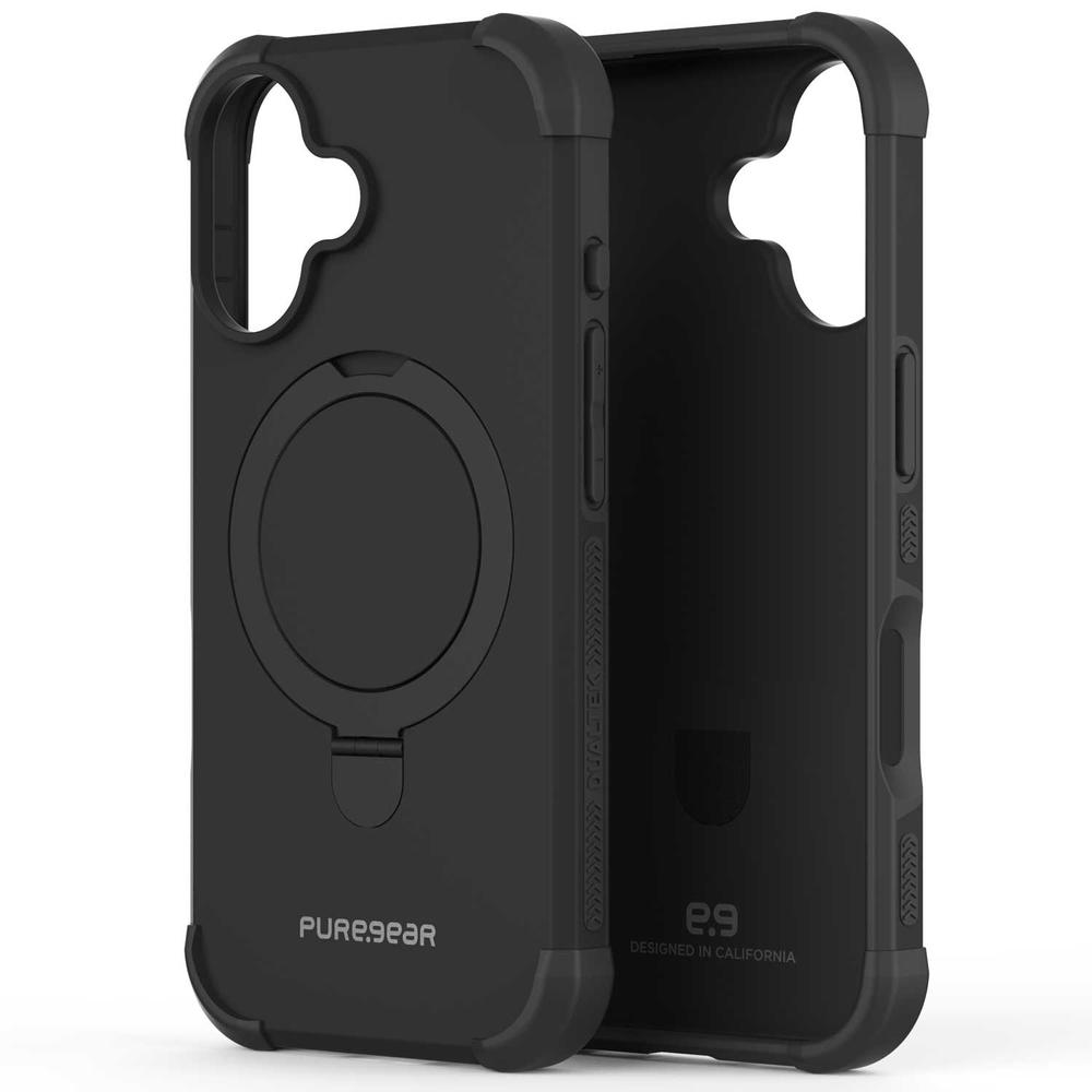 Foto 8 pulgar | . Funda Puregear Dualtek Kik Para Iphone 16 Plus Negra Compatible Con Magsafe