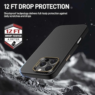 Foto 7 | . Funda Raptic Aramid Para Iphone 16 Pro Negra Compatible Con Magsafe