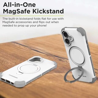 Foto 4 | . Funda Puregear Dualtek Kik Para Iphone 16 Blanca Compatible Con Magsafe