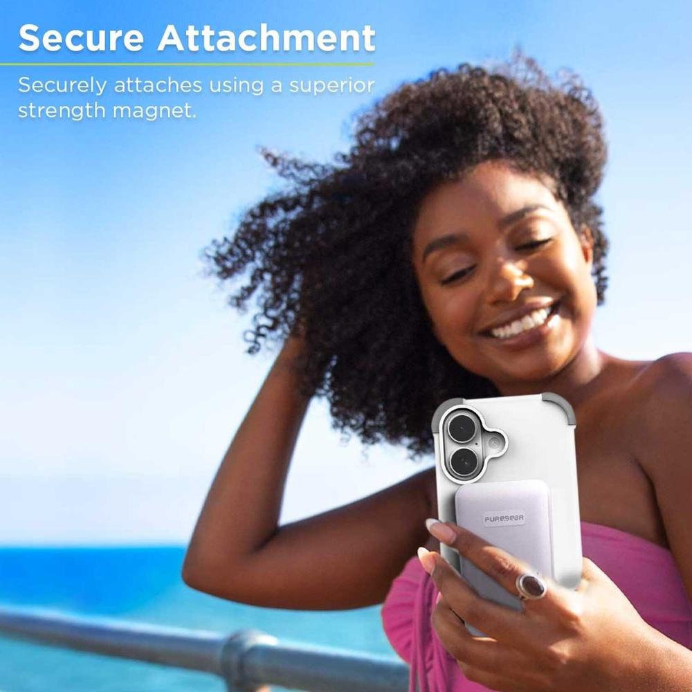 Foto 5 | . Funda Puregear Dualtek Kik Para Iphone 16 Blanca Compatible Con Magsafe