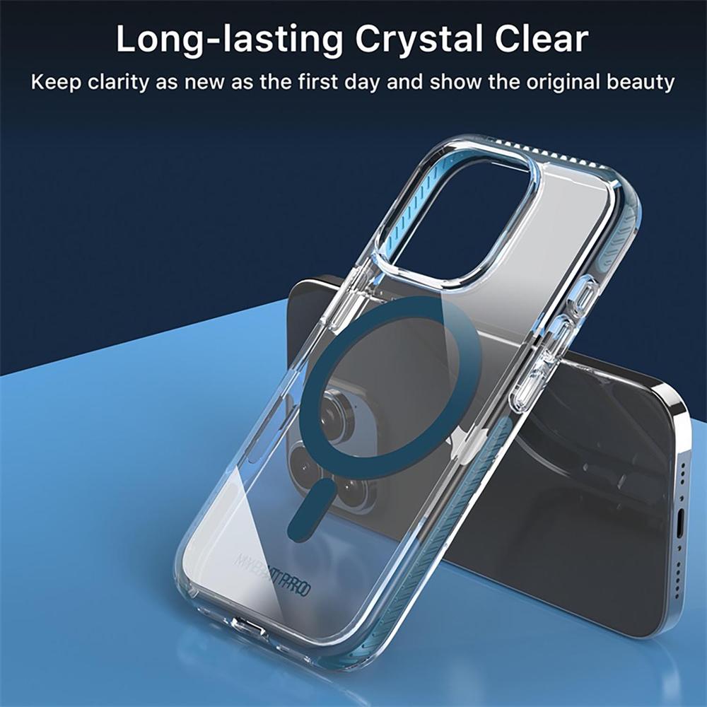 Foto 3 | . Funda Mybat Vivid Con Magsafe Para Iphone 16 Pro Max - Azul