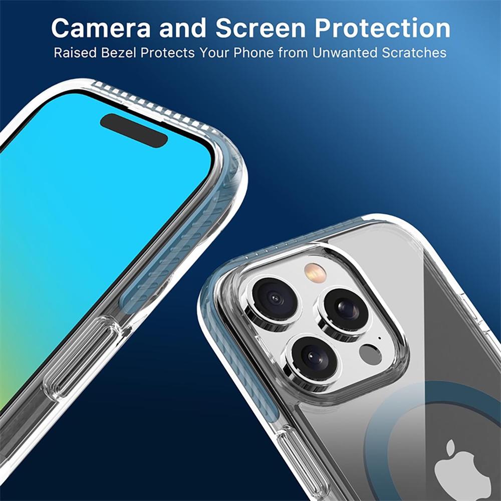 Foto 7 pulgar | . Funda Mybat Vivid Con Magsafe Para Iphone 16 Pro Max - Azul
