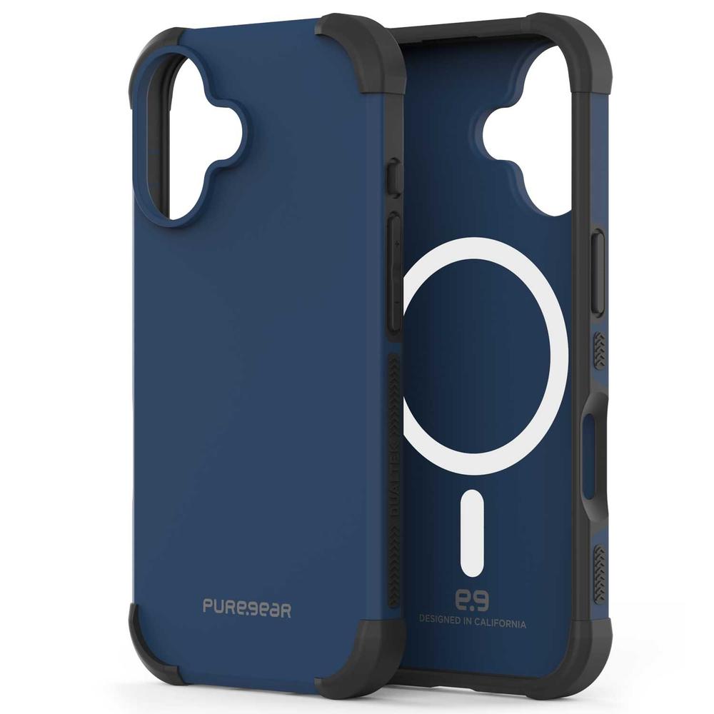 Foto 3 pulgar | . Funda Puregear Dualtek Mag Para Iphone 16 Plus Azul Compatible Con Magsafe