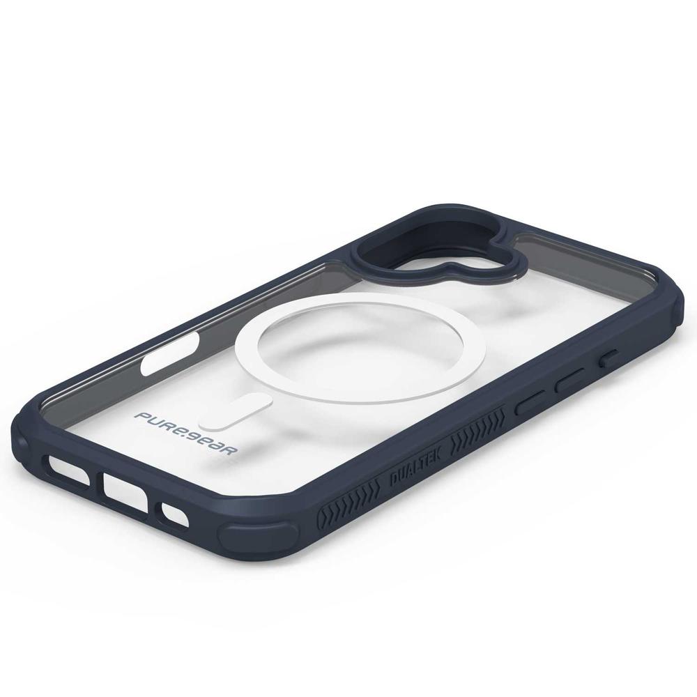 Foto 4 | . Funda Puregear Dualtek Clear Para Iphone 16 Trans Azul