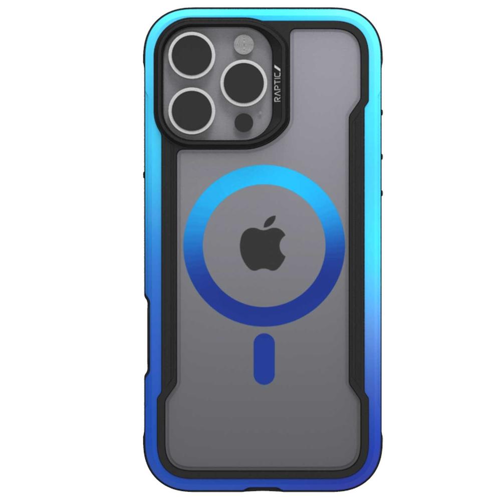 Foto 2 pulgar | . Funda Raptic Shield Para Iphone 16 Pro Max Azul Compatible Con Magsafe