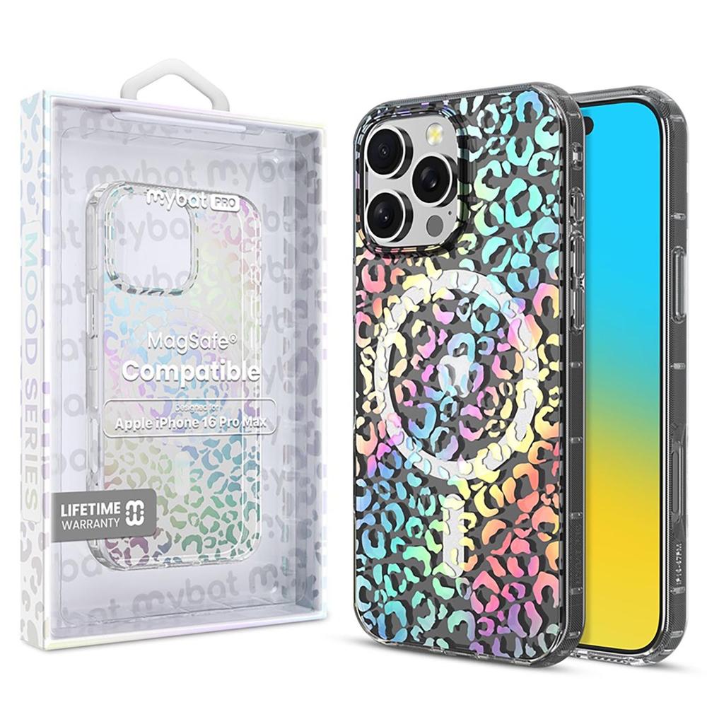 Foto 9 pulgar | . Funda Mybat Mood Con Magsafe Para Iphone 16 Pro Max - Leopardo