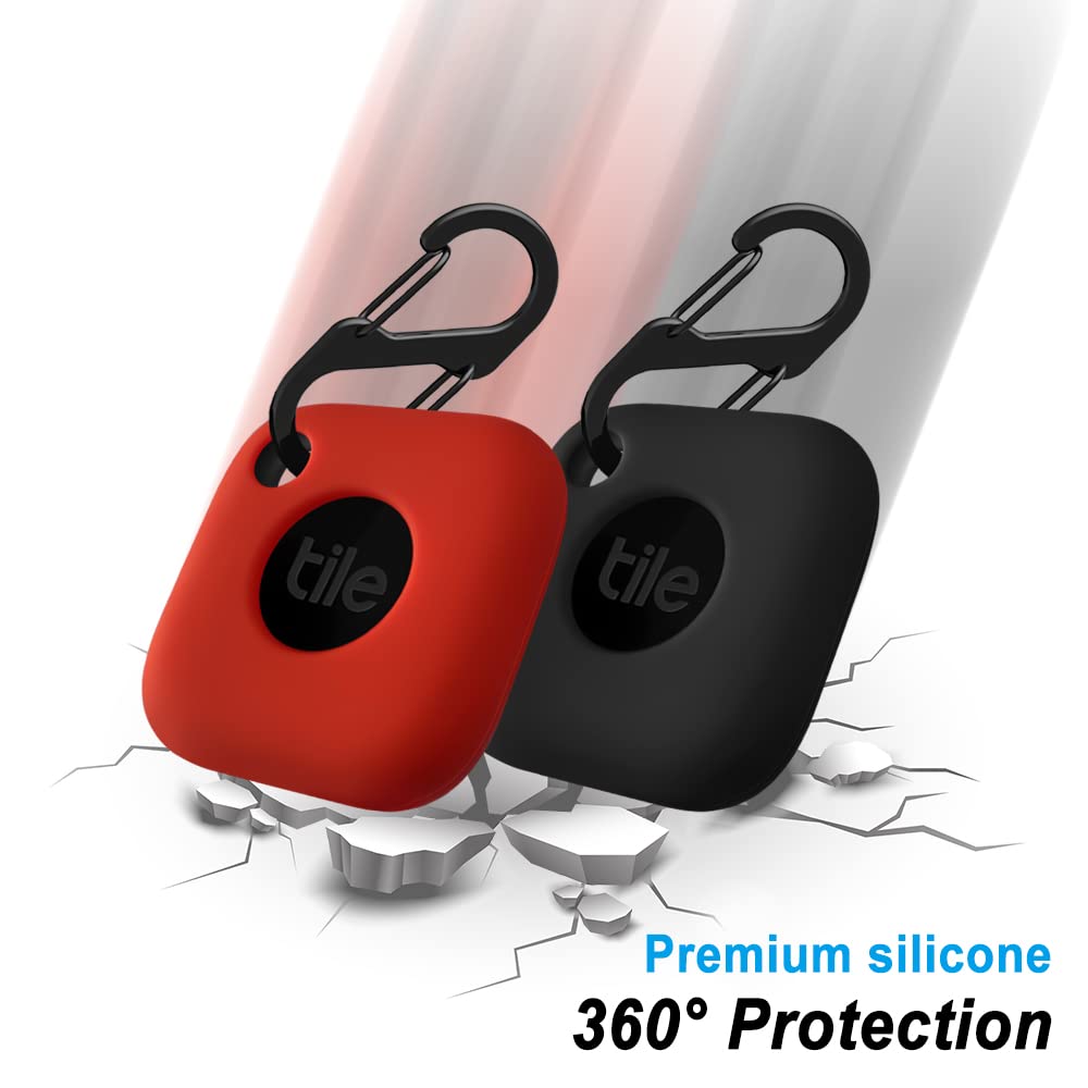 Foto 4 pulgar | Funda De Silicona Geiomoo Para Tile Mate 2022 Con Mosquetón (paquete De 2) - Venta Internacional.