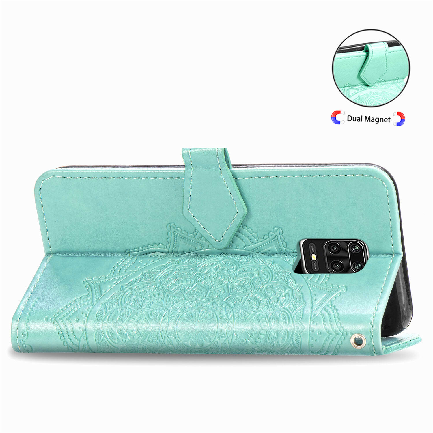 Foto 4 pulgar | Funda Para Teléfono Gangxun Leather Wallet Xiaomi Redmi Note 9s/9 Pro - Venta Internacional.