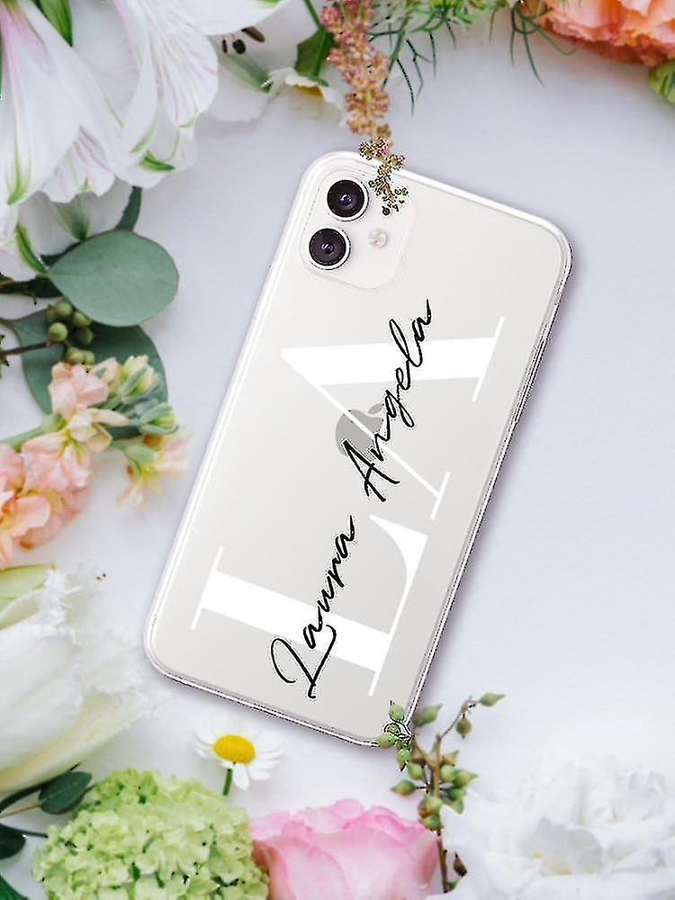 Foto 5 pulgar | Funda De Silicona Con Nombre Personalizado Diy Letters Para Iphone 11/8/se - Venta Internacional.