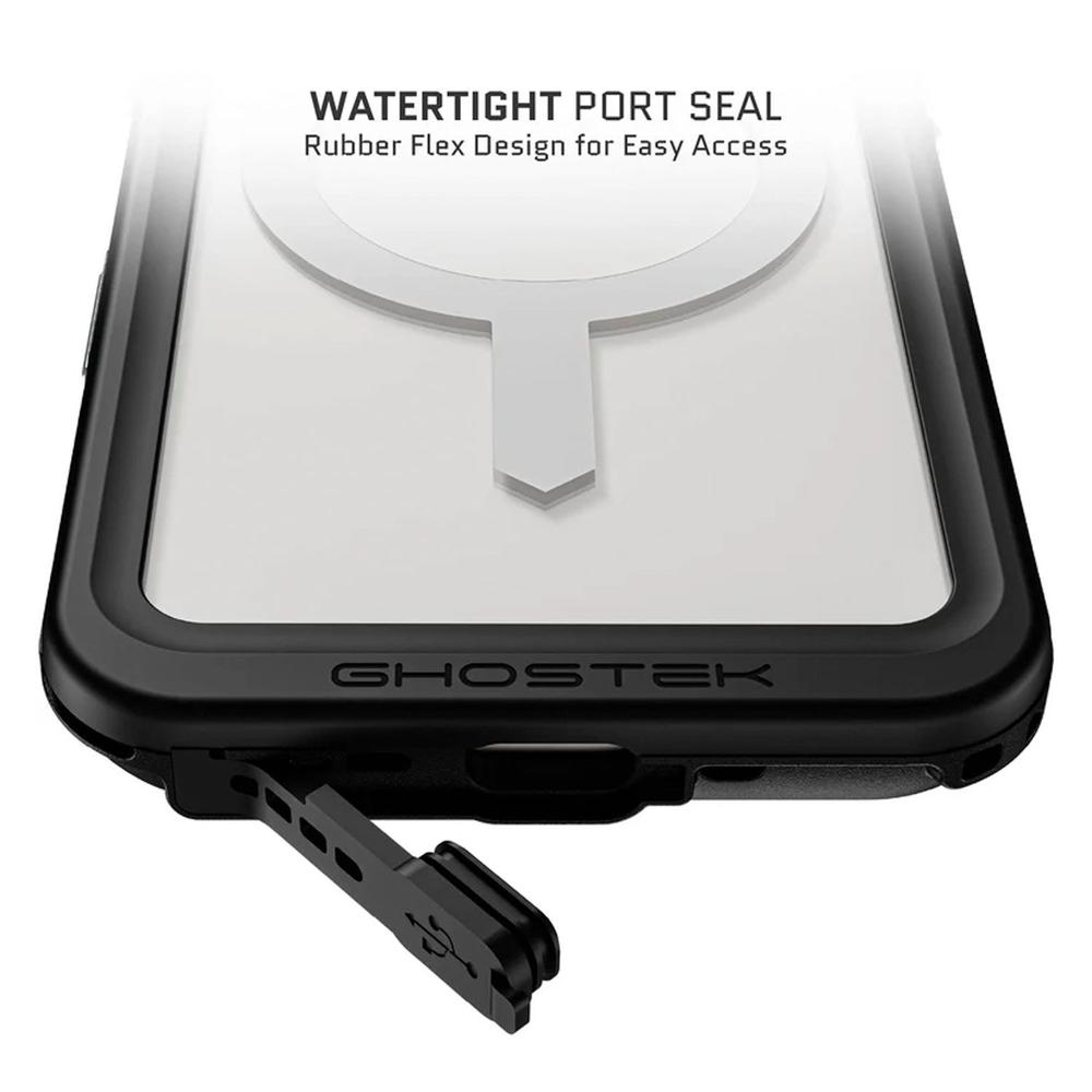 Foto 7 pulgar | . Funda Ghostek Nautical Para Iphone 16 Transp Mag Contra Agua