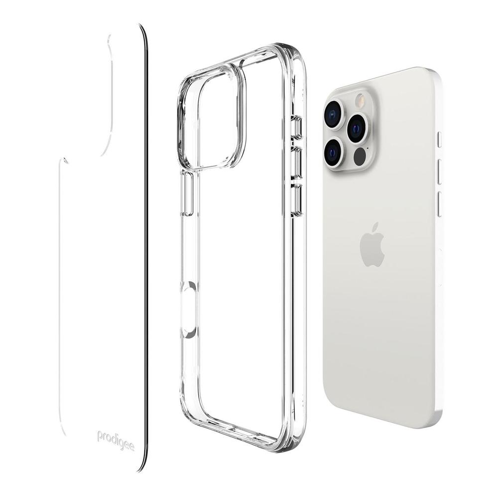 Foto 3 pulgar | . Funda Prodigee Hero Para Iphone 16 Pro Max Transparente
