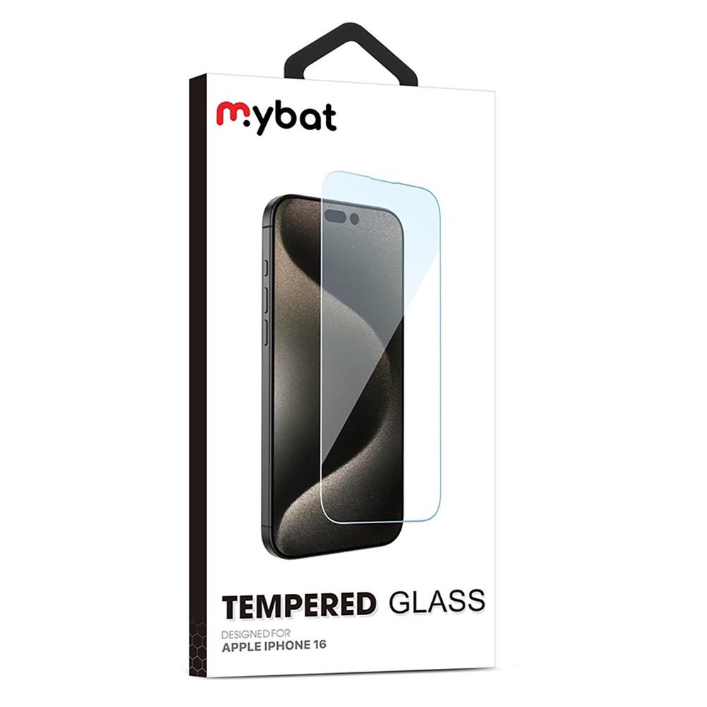 Foto 3 pulgar | Mica Vidrio Mybat Para Iphone 16 Protectora De Pantalla Transparente