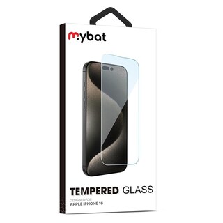 Foto 2 | Mica Vidrio Mybat Para Iphone 16 Protectora De Pantalla Transparente