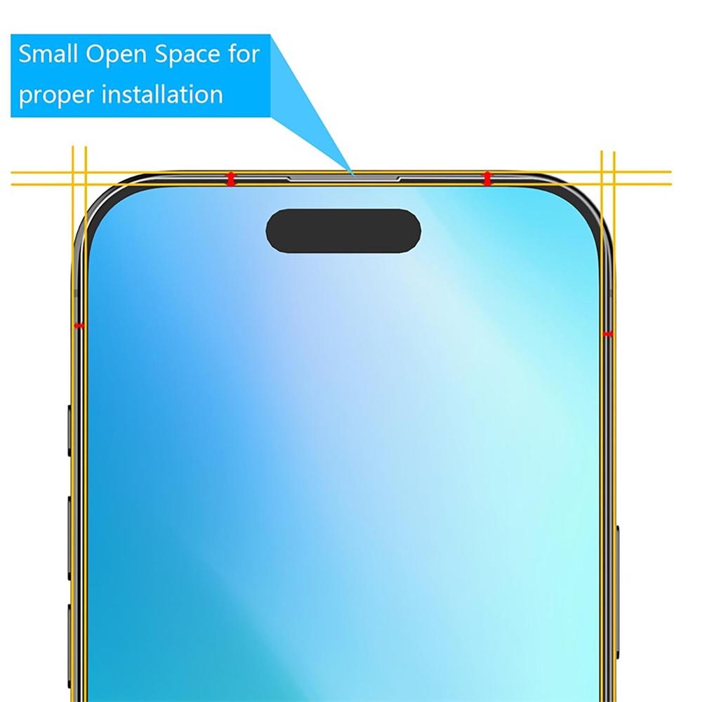Foto 4 pulgar | Mica Vidrio Mybat Para Iphone 16 Protectora De Pantalla Transparente