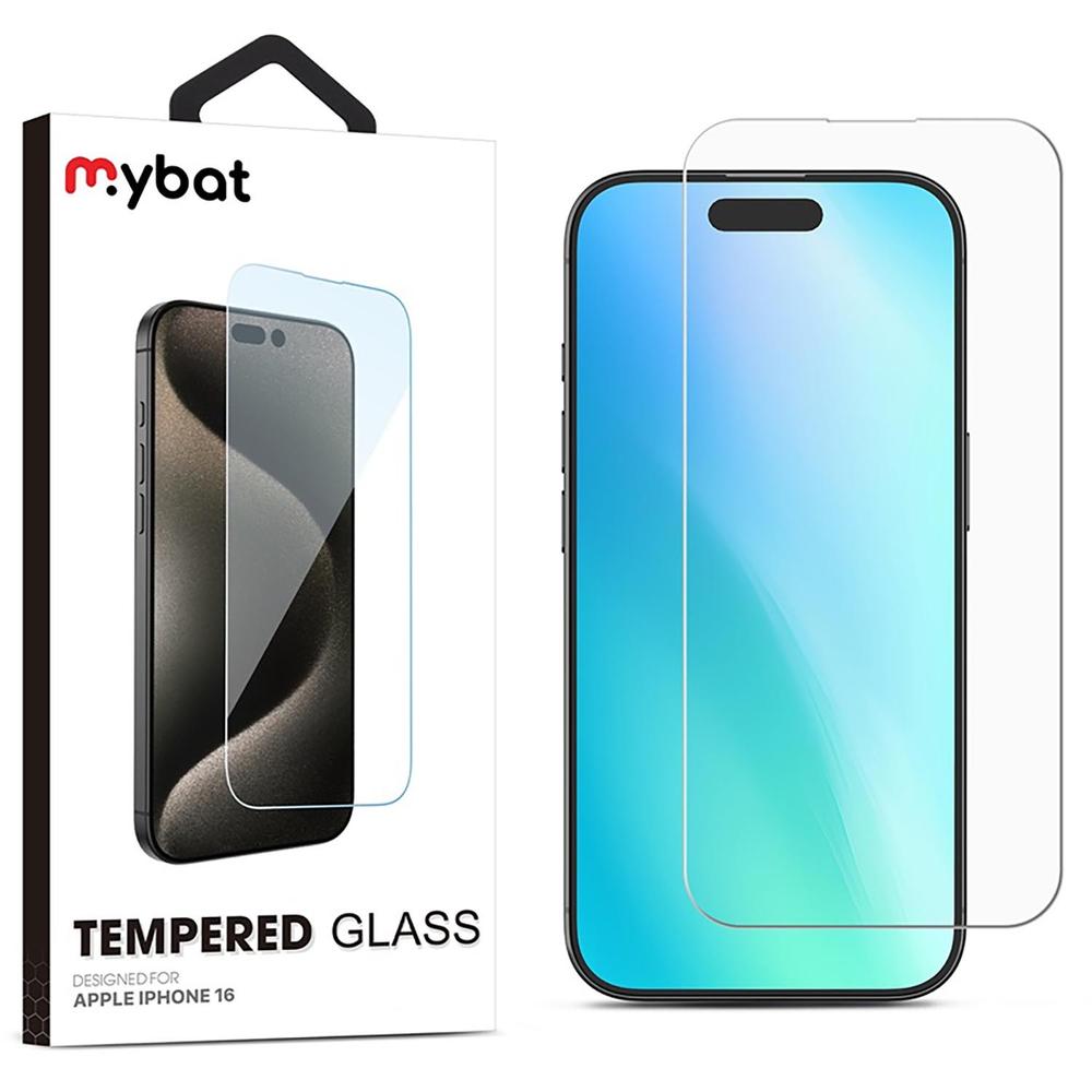 Foto 8 | Mica Vidrio Mybat Para Iphone 16 Protectora De Pantalla Transparente