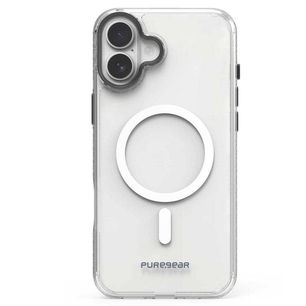 Foto 2 pulgar | . Funda Puregear Slimshell Plus Mag Para Iphone 16 Plus Transp Negro Compatible Con Magsafe