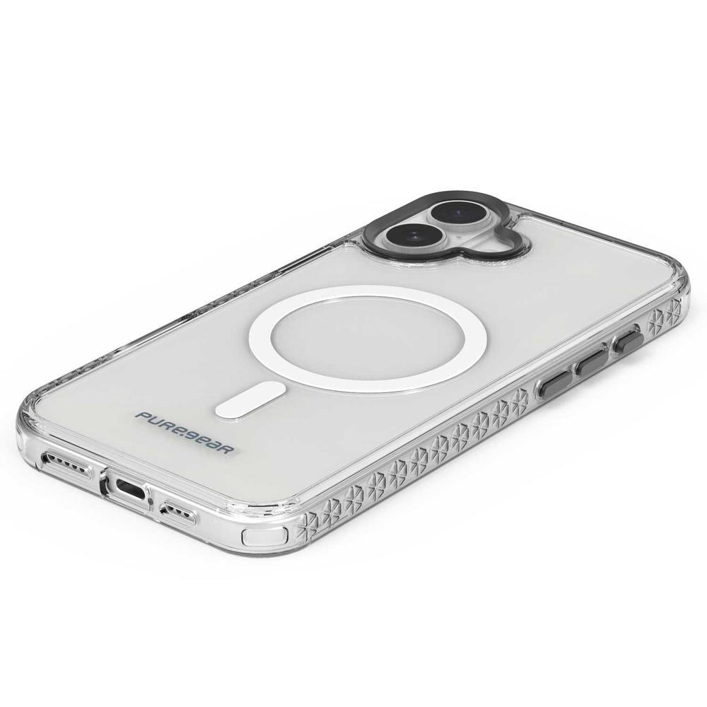 Foto 9 pulgar | . Funda Puregear Slimshell Plus Mag Para Iphone 16 Plus Transp Negro Compatible Con Magsafe