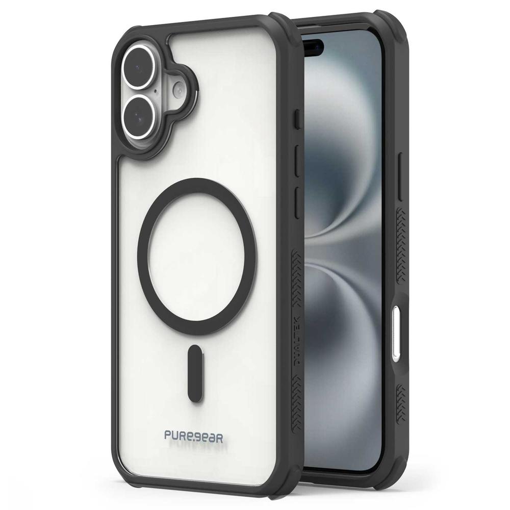 Foto 8 pulgar | . Funda Puregear Dualtek Clear Para Iphone 16 Plus Trans Neg