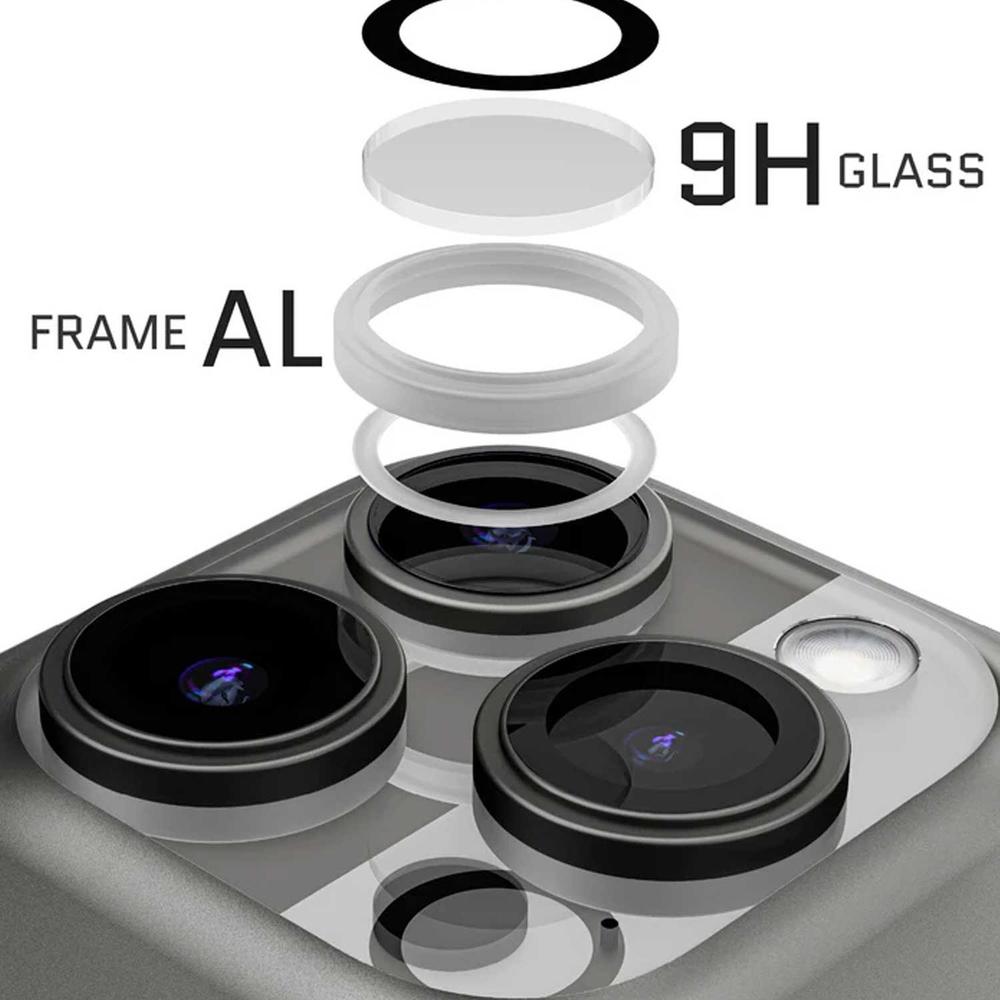 Foto 6 pulgar | Mica Vidrio Ghostek Para Iphone 16 Pro Y 16 Pro Max Protectora De Camara