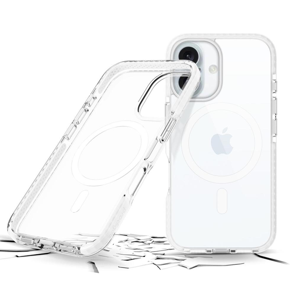 Foto 3 pulgar | . Funda Prodigee Magneteek Para Iphone 16 Blanca Transparente